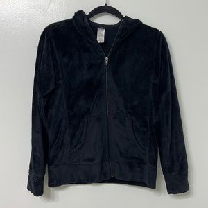 PATAGONIA- black velour/fleece full zip jacket.❤️